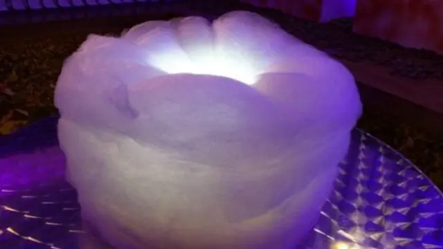 Lámpara de algodón de azúcar