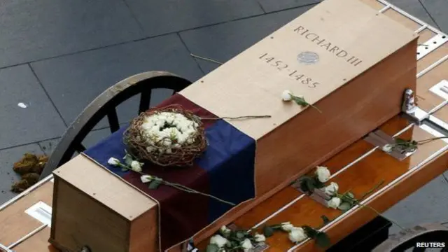Гроб с останками Ричарда III