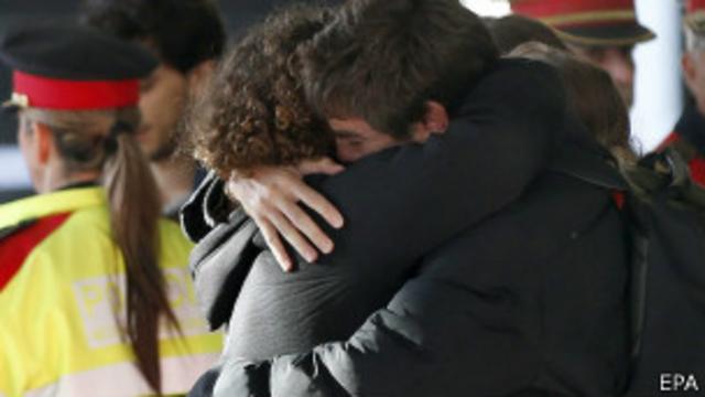 Familiares de las víctimas del vuelo de Germanwings
