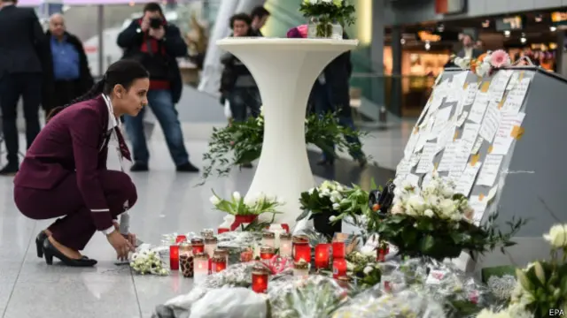 В аэропорту Дюссельдорфа