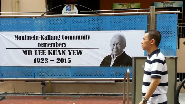 李光耀葬礼将在周日举行