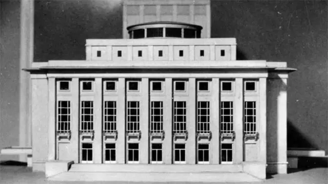 Türkiye'nin ilk opera binası olarak tasarlanan Atatürk Kültür Merkezi,'nin temelleri 1946 yılında atıldı. İlk projesi Mimar Feridun Kip ile Mimar Rüknettin Güney tarafından çizildi. Ancak maddi kaynak yetersizliği nedeniyle inşaat yedi yıl sonra Bayındırlık Bakanlığı'na devredildi.