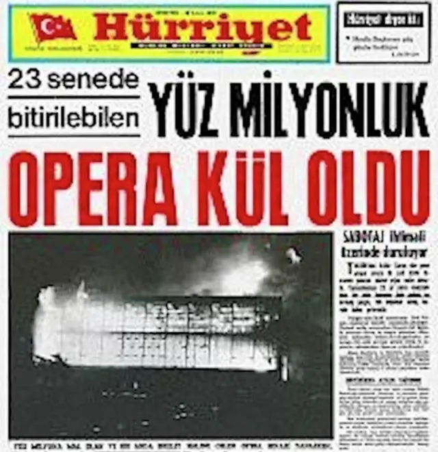 27 Kasım 1970'de Arthur Miller'ın Cadı Kazanı adlı oyunu oynanırken binada yangın çıktı. Can kaybı olmadı ancak binanın tüm sahne ve seyirci bölümleri büyük hasara uğradı.