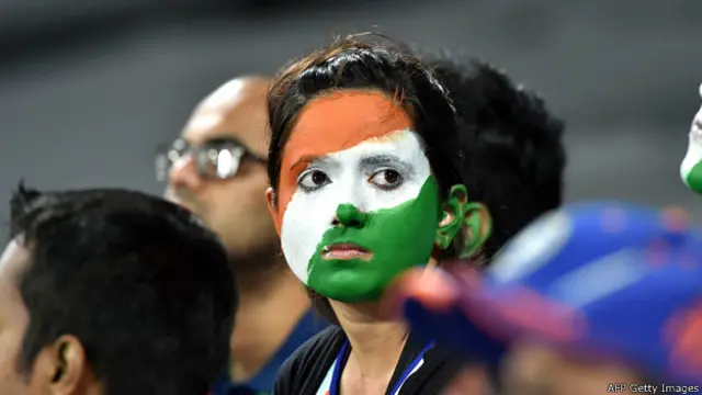 भारतीय टीम की समर्थक 