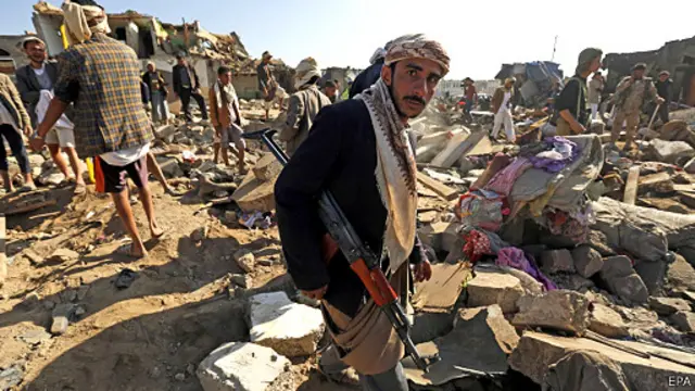 حملات ائتلاف به یمن تلفات و خساراتی به بار آورده است