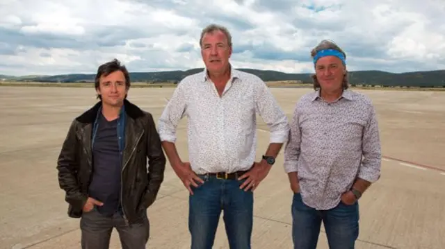 Những người dẫn chương trình Top Gear: Clarkson, Hammond và May