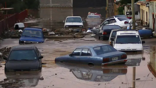 Inundaciones en el norte de Chile 