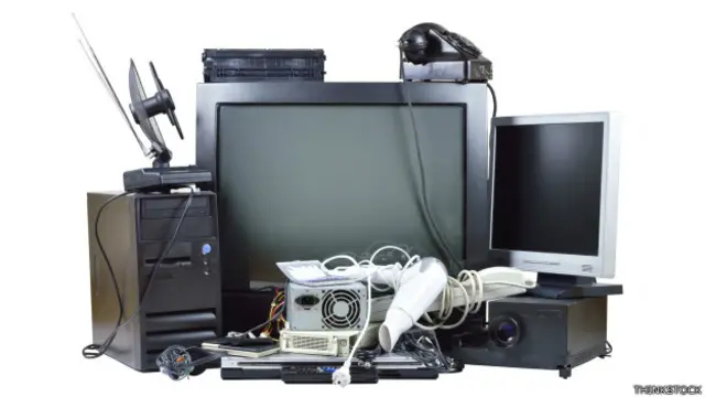 Algunos aparatos que se quedaron obsoletos.