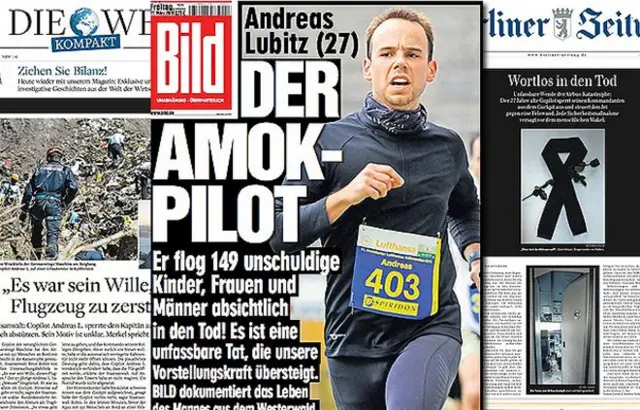 Acidente com o voo da Germanwings é destaque na imprensa alemã