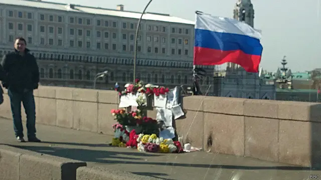 Место убийства Немцова 