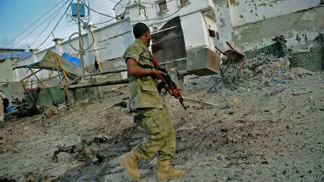 حکومتی ذرائع کا کہنا ہے کہ جنگجو گروپ الشباب کی جانب سے حملے کے بعد 12 گھنٹے تک فوج نے کارروائی کی