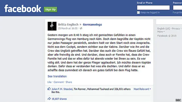 El relato de Britta Englisch