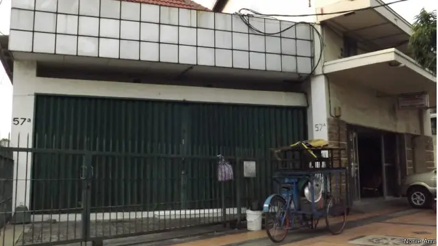 Bekas apotik Noe Ma di Semarang yang disebut-sebut dulunya adalah rumah keluarga ayah dan nenek-kakek Lee Kuan Yew