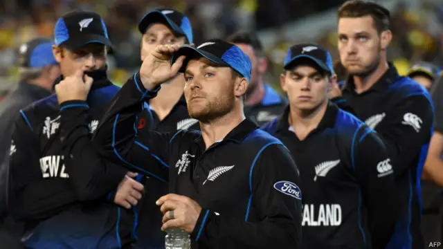 برینڈن میککلم کو ان کی جارحانہ بیٹنگ اور تحریک دینے والی قیادت کے لیے آئي سی سی ورلڈ کپ ٹیم کا کپتان نامزد کیا گیا ہے