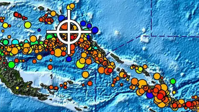 یہ زلزلہ پپوا نیو گنی کے شمال مشرق میں واقع شہر كوكوپو سے تقریبا 50 کلو میٹر دور رابول کے پاس آیا
