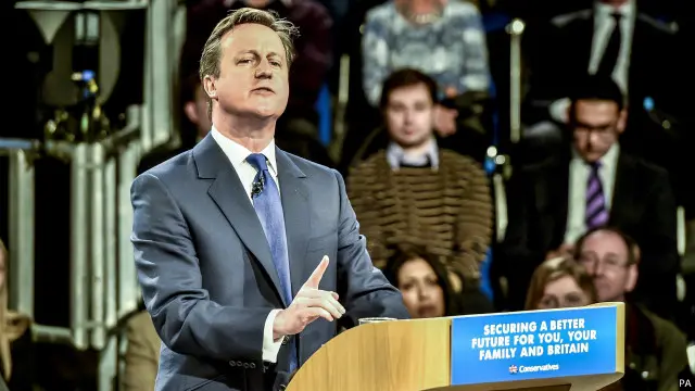 Thủ tướng Anh và lãnh tụ đảng Bảo thủ, ông David Cameron