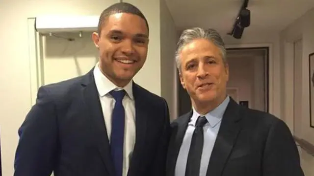 Trevor Noah na Jon Stewart 