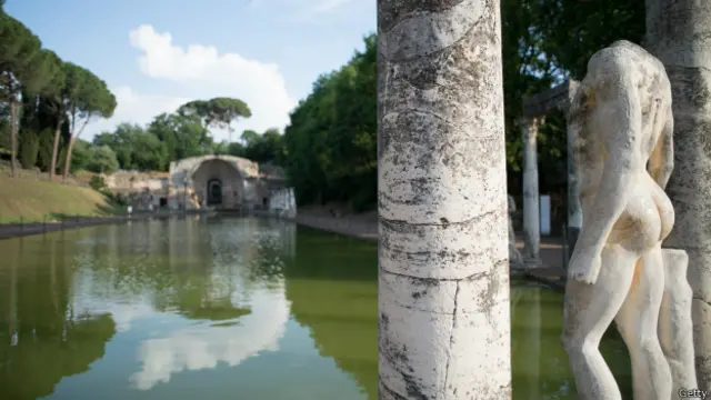 Villa del emperador romano Adriano.