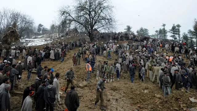 कश्मीरी, श्रीनगर के एक गाँव के लोग