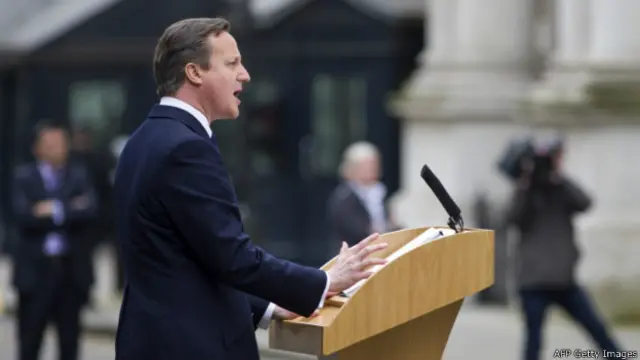 Премьер-министр Британии объявляет о начале предвыборной кампании, 30 марта 2015 г.