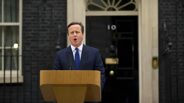 英國即將舉行大選，樂觀的經濟數據對於首相卡梅倫而言十分有利。