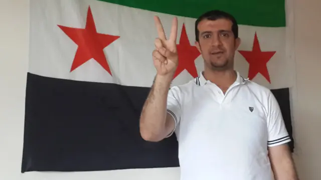 انضم حذيفة للثورة السورية من اليوم الأول