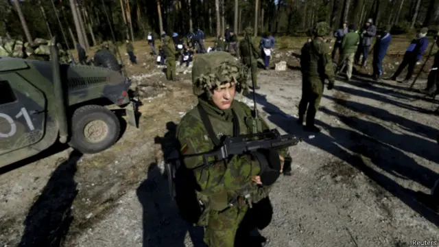 Учения литовской армии