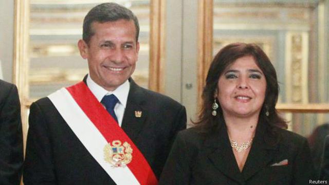Ana Jara y Ollanta Humala
