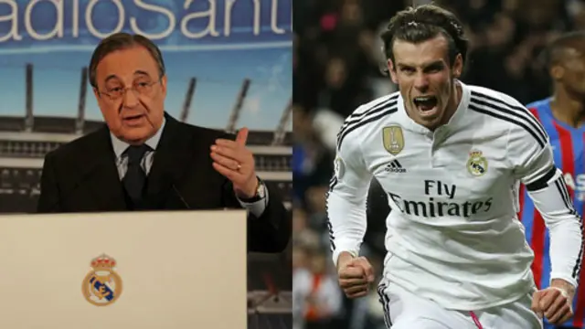 皇馬前鋒貝爾（右）因為本賽季踢得不順心成為轉會傳聞的焦點人物