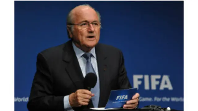 फ़ीफ़ा के मौजूदा अध्यक्ष सेप ब्लैटर.