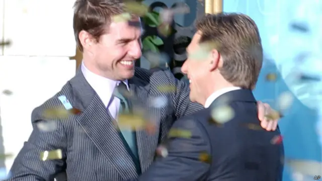 Tom Cruise e o atual líder da Cientologia, David Miscavige, são bons amigos