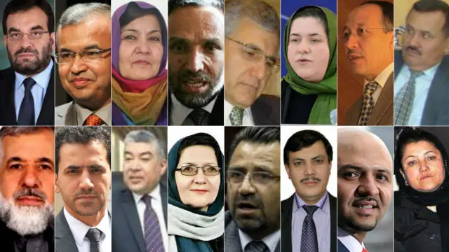 این شانزده وزیر کابینه منتظر رای اعتماد مجلس نمایندگان هستند