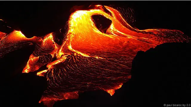 Лава вулкана Килауэа