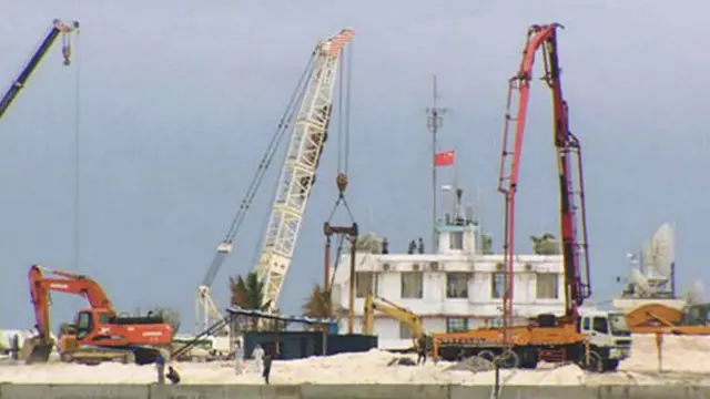 साउथ चाइना सी में टापू