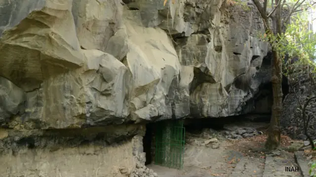 Aldea prehispánica cubierta de lava en Ciudad de México. Foto: INAH