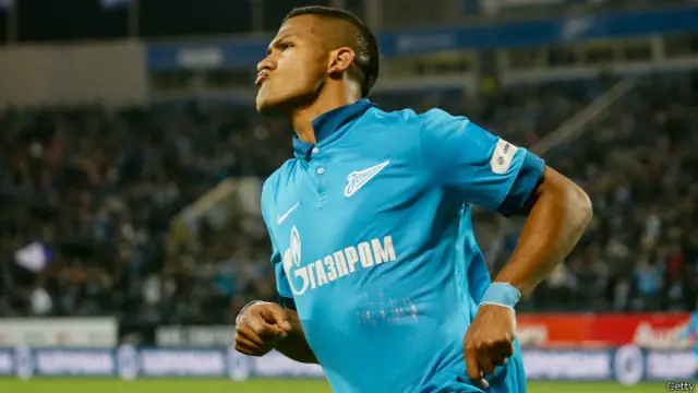 El venezolano José Salomón Rondón triunfa en el fútbol ruso con el Zenit de San Petersburgo.