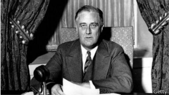 El presidente Roosevelt firmó el Acuerdo Anglo-Americano en 1944.