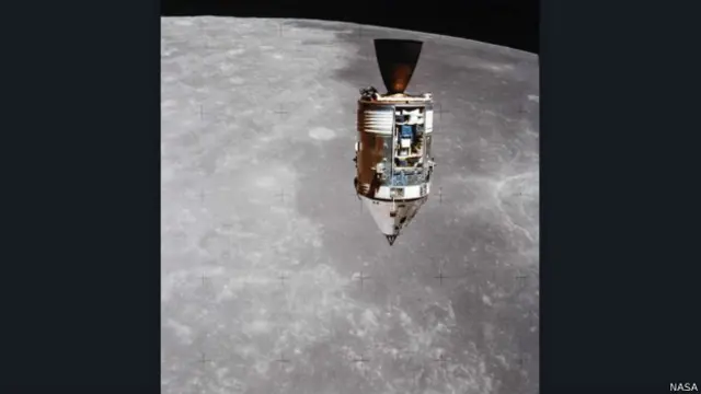 वोर्डन ने इस दौरान कई बार पृथ्वी का उदय होते हुए भी देखा.