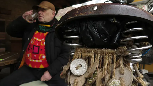 Один из местных жителей в Юрмале