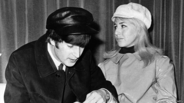John y Cynthia Lennon 