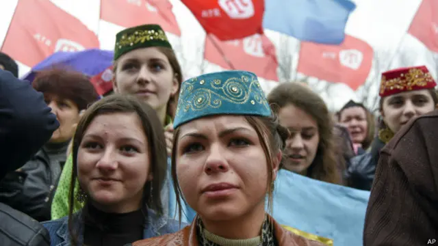 демонстрация крымских татар