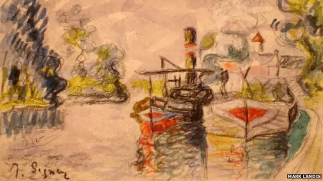 ...e o trabalho original de Signac