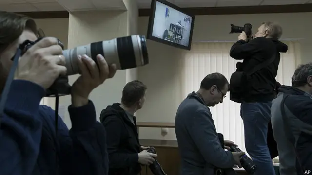 Фотографы в Мосгорсуде