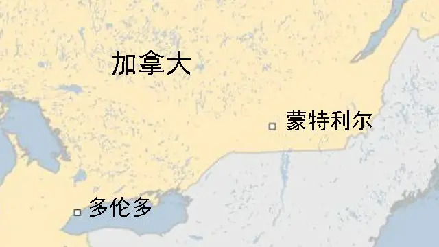 加拿大地圖