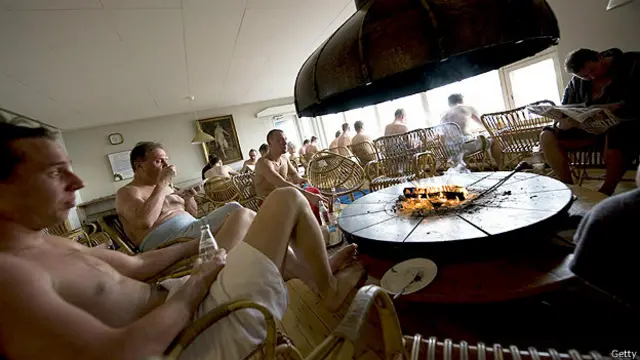 Сауна - один из вариантов спасения от депрессии длинной полярной ночи