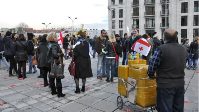Протест в Грузії