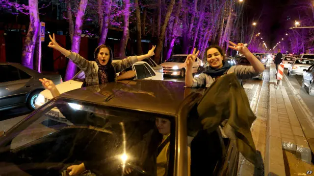 iran nuclear deal celebration