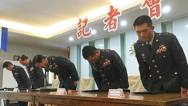 台灣軍方道歉