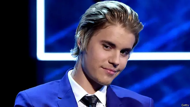 Певец Джастин Бибер