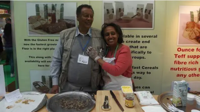 Sophie Sirak-Kebede está liderando la promoción del teff en Reino Unido.